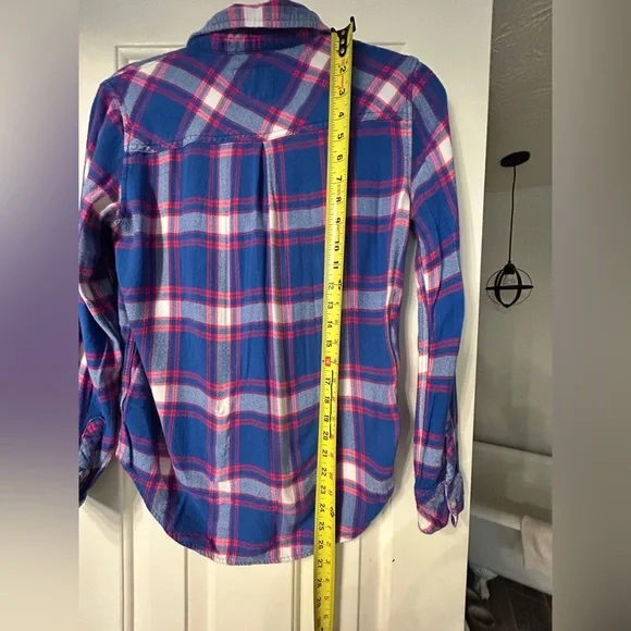 RAILS Hunter Plaid Button Down Red White and Blue Size S - Picture 8 of 8